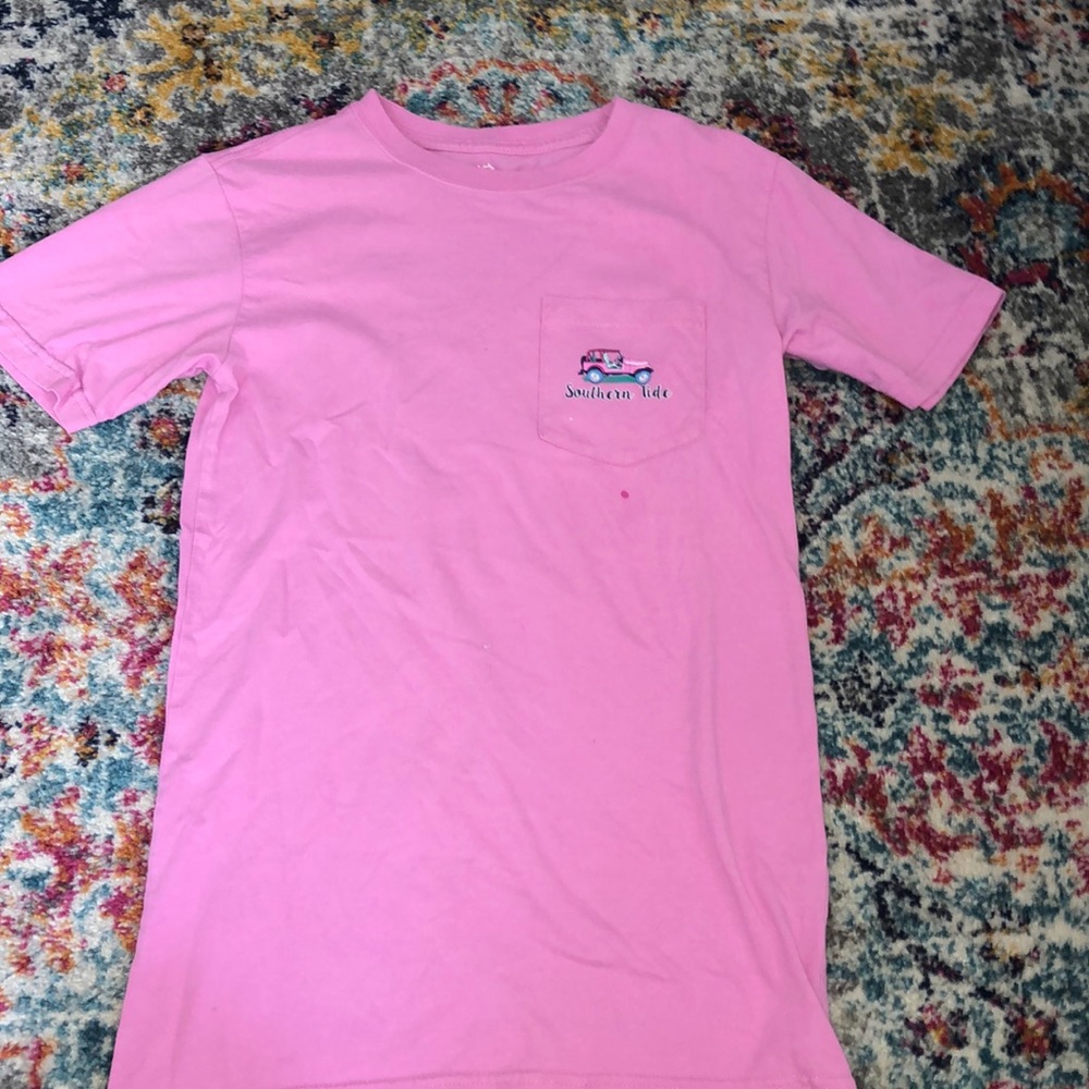 pink southern tide t shirt